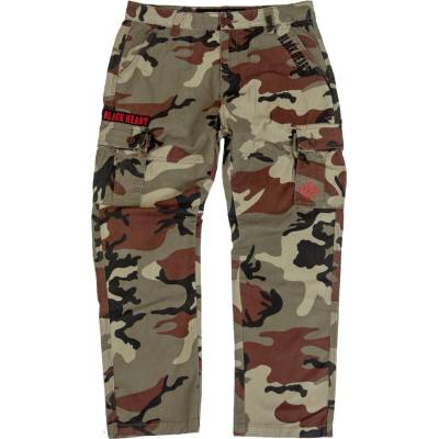 Black heart мъжки панталони BLACK HEART - REGENT CARGO CAMO - Green Camo - 21119