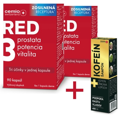 Cemio RED3® 2 x 90 kapsúl zosilnená receptúra 2024