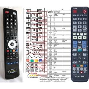 GENERAL SAMSUNG AK59-00119A - съвместимо дистанционно управление на марката General (AK59-00119A) Дистанционно