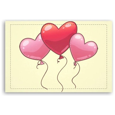 Fotoobraz 60x40 cm malý heart balloon
