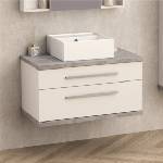 InterCeramic PVC шкаф за баня InterCeramic ICP 8144-1 с две чекмеджета - стенен модел, 81 см (ICP 8144-1)