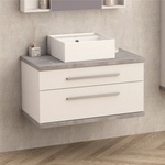 InterCeramic PVC шкаф за баня InterCeramic ICP 8144-1 с две чекмеджета - стенен модел, 81 см (ICP 8144-1)