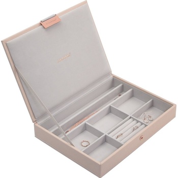 Stackers Ковчеже за бижута Stackers с капаче cлassic светлорозово-сиво (73760)