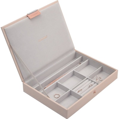 Stackers Ковчеже за бижута Stackers с капаче cлassic светлорозово-сиво (73760)