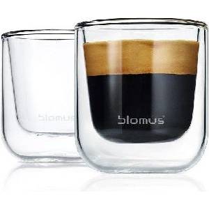 blomus Чаши на столче за еспресо Nero 2 бр (63652)