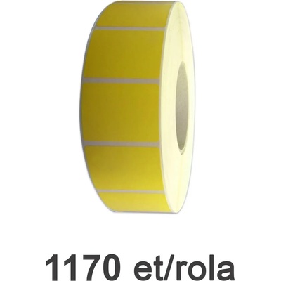 ZINTA Ролки термо хартия ZINTA, жълти, 50x32mm, 1170 ет. / ролка (50X32X1170-TH-YEL)