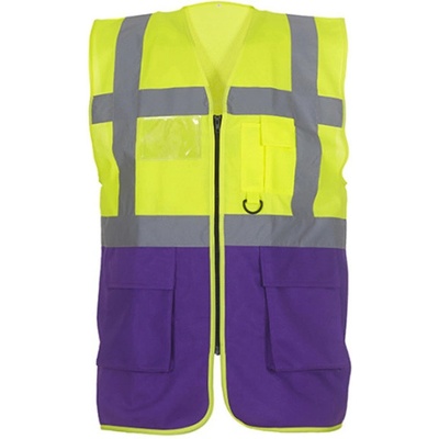 Yoko reflexná multifunkčná vesta HVW801 Hi Vis Yellow
