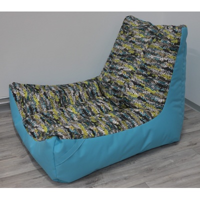 Furin sedací vak FABIO MODERN OUTDOOR – modrý skladem