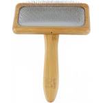 M-PETS BAMBOO Slicker Brush - Четка за фино разресване от 100% естествен бамбук, размер L - 12, 2 x 15, 5 см - Белгия 10119399
