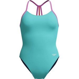 Speedo solid lane line back arctic glass 164cm