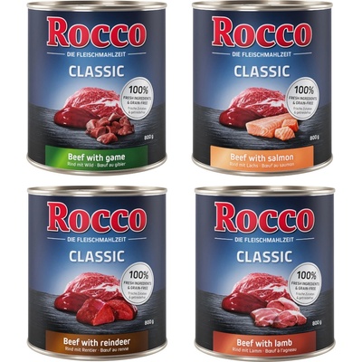 Rocco Classic hovězí varianta 2 Mix 24 x 800 g