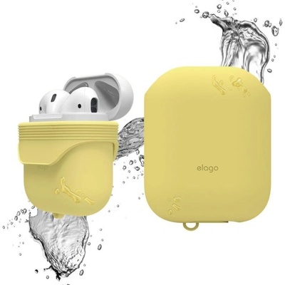 elago Защитен калъф Elago Waterproof Case, за Apple Airpods Pro, силиконов, водоустойчив, жълт (EAPWF-BA-CYE)