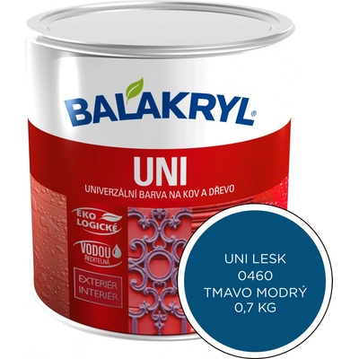 Balakryl Uni lesk 0,7 kg tmavo modrý