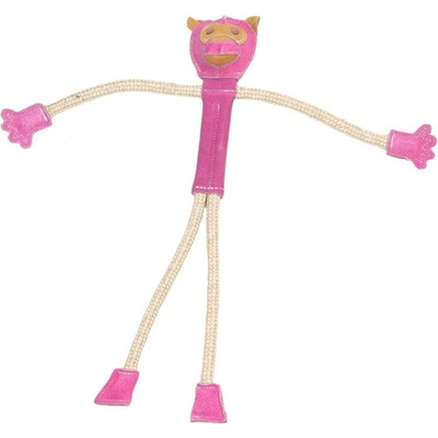 animALL Hračka Opice kůže s provazy barevná 48 cm