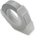 Compatible Dymo Omega, 9mm x 3m, бял печат / сребърен фон, съвместима лента (5238-10)