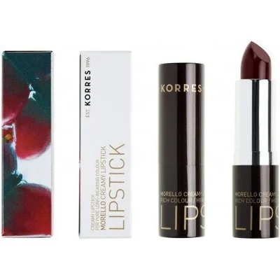 KORRES Кремообразно червило за ярък и дълготраен цвят , Korres Morello Matte Lipstick 59 Bordeaux Red 3.5g