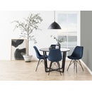 Design Scandinavia Eris samet modrá 2 ks