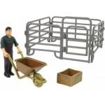 Inni producenci Farm Animal Figurine Set Farmer Birds