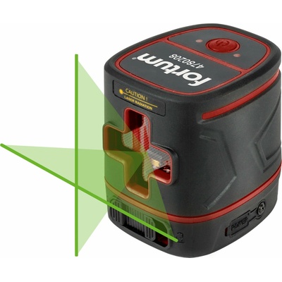 Fortum krížový líniový laser 1H 1V zelený