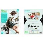 AVENIR Scratching Stickers - Dinosaurs