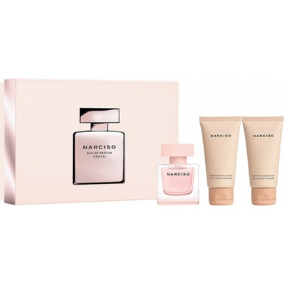Narciso Rodriguez Narciso Eau de Parfum Cristal EDP 50 ml + tělové mléko 50 ml + sprchový gel 50 ml dárková sada