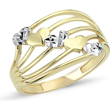 Lillian Vassago zlatý prsteň LLV46 GR007