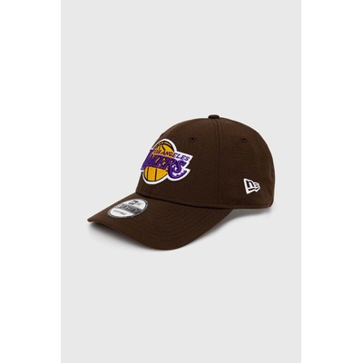 New Era Шапка с козирка New Era в зелено с апликация LOS ANGELES LAKERS (60435234)