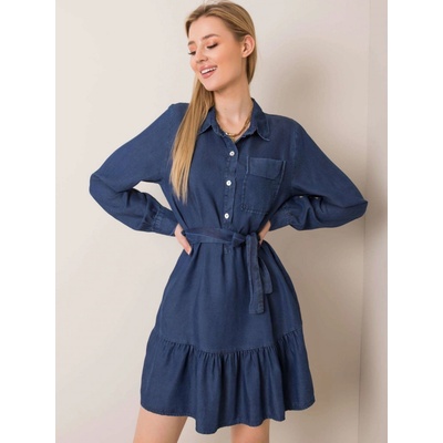 šaty s opaskom DHJ-SK-3679.52P blue