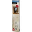 Sivý kovový teleskopický pojazdný stojan na oblečenie Foldable – Wenko