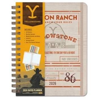 Insights 2026 Yellowstone: The Dutton Ranch 13-Month Weekly Planner | Insight Editions