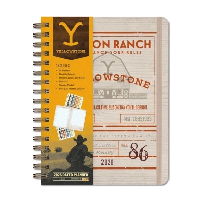 Insights 2026 Yellowstone: The Dutton Ranch 13-Month Weekly Planner | Insight Editions
