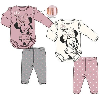 SunCity Bavlnený Set Body a Legíny Minnie Mouse