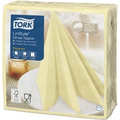 Tork Linstyle champagne ubrousek večeře 2 vrstvý 1 balení = 50 ubrousků 478712