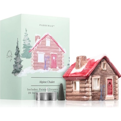 Paddywax Ceramic Houses kadidlo 20 ks + čajová svíčka 1 ks