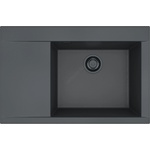 Alveus 1149504 - Кухненска мивка PURE 79x51, 5 см гранит/черен (AV0151) Мивка за вграждане