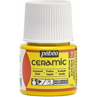 Pébéo Ceramic Farba na keramiku Light yellow 45 ml