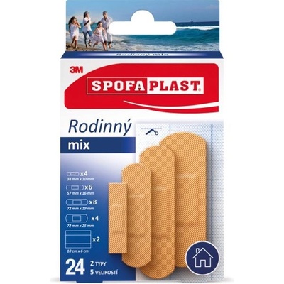 3M Spofaplast Rodinný Mix 603, 24 ks 7100225926