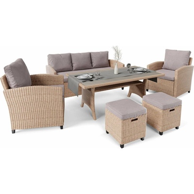 di volio Zahradní nábytek GENOVA Béžovo / šedý – Zbozi.Blesk.cz