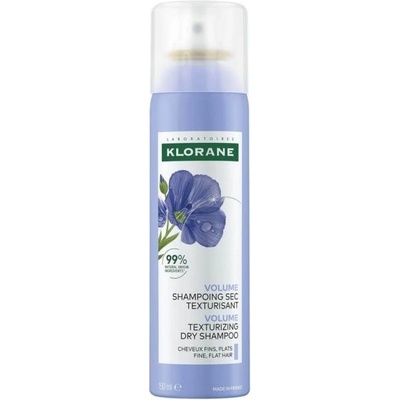 Klorane Flax Текстуриращ сух шампоан за фина коса, 150 ml