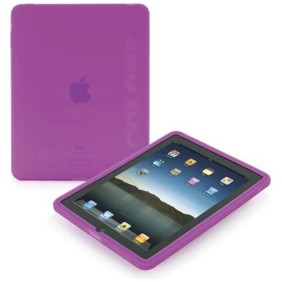 Tucano IPDCS-PP : : Силиконов калъф за Apple iPad, пурпурен