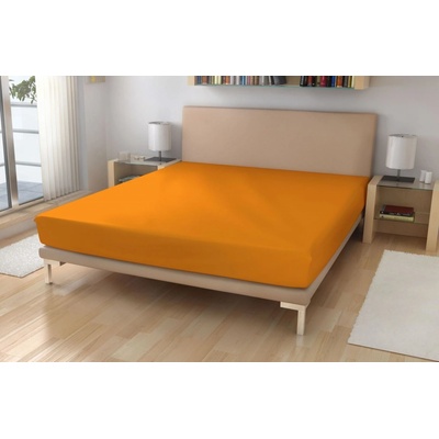 Polášek Jersey prostěradlo světle oranžové 180x200