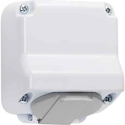 Atra Контакт ip44, 16a, 250v, Бял (1139)