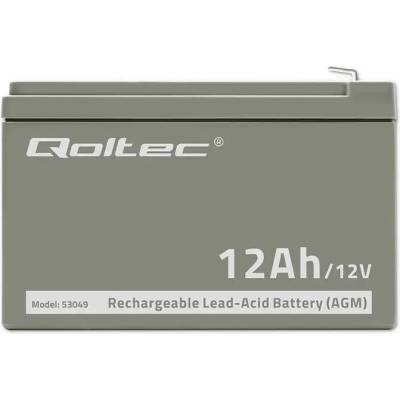 Батерия за UPS Qoltec, AGM, 12V/12Ah | 53049 (53049)