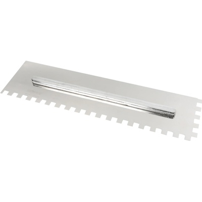 Bihui Rychloupínací nerez hladítko s hranatými zuby, 480x130mm Rozměr zubu: 12x12mm