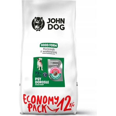 John dog Good Form malé plemeno kuřecí hovězí 12 kg