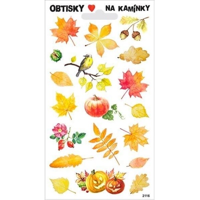 Obtisky na kamínky podzim