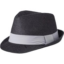Myrtle Beach Letný klobúk MB6564 tmavomodrá / biela