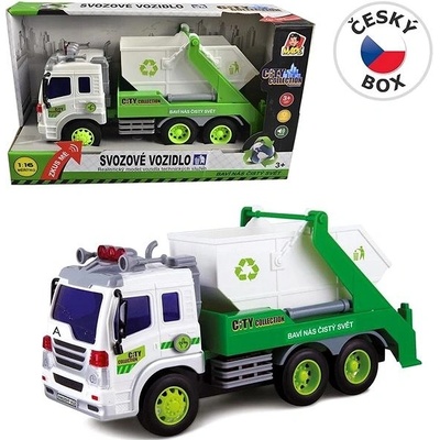 MaDe Auto popelářské s kontejnerem na setrvačník 26 cm