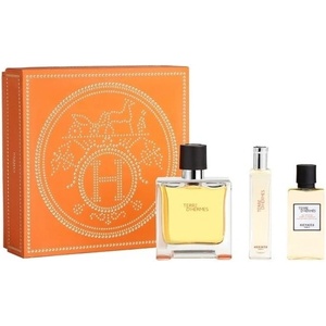 Hermès Terre d`Hermes подаръчен комплект за мъже Размер EDP 75 ml + EDP 15 ml + 40 ml душ гел