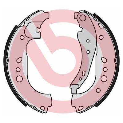 Sada brzdových čeľustí BREMBO S 68 550 (S68550)